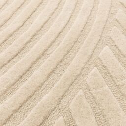 The Rug Shop UK Beige Handmade Modern Easy to clean Geometric Rug - Size: 160 cm x 230 cm - thumbnail 6