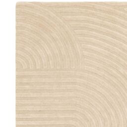 The Rug Shop UK Beige Handmade Modern Easy to clean Geometric Rug - Size: 160 cm x 230 cm - thumbnail 4