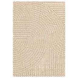 The Rug Shop UK Beige Handmade Modern Easy to clean Geometric Rug - Size: 160 cm x 230 cm - thumbnail 7