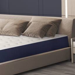 The White Stone Hypoallergenic Waterfoam Mattress, 14 cm, breathable & Antibacterial - 160 x 190 cm in White - Size: Small Single - thumbnail 6