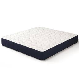 The White Stone Hypoallergenic Waterfoam Mattress, 14 cm, breathable & Antibacterial - 160 x 190 cm in White - Size: Small Single - thumbnail 1