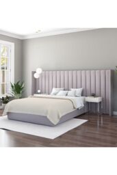 Aspire Grandeur Headboard in Eire Linen Grey - thumbnail 1