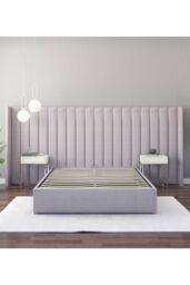 Aspire Grandeur Headboard in Eire Linen Grey - thumbnail 2