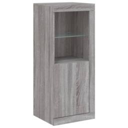 Berkfield Home Sideboards with LED Lights 3 pcs Grey Sonoma Engineered Wood - thumbnail 8
