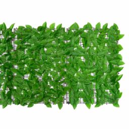 Berkfield Home Balcony Screen with Green Leaves 300x75 cm - thumbnail 3
