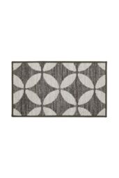 JVL Fiora Machine Washable Doormat & Runner, Pewter in Brown - Size: 50 cm x 150 cm - thumbnail 3