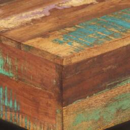 Berkfield Home Side Table 40x30x51 cm Solid Wood Reclaimed - Size: 40 x 30 x 51 cm - thumbnail 3