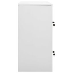 Berkfield Home Locker Cabinets 5 pcs Light Grey 90x45x92.5 cm Steel - thumbnail 4