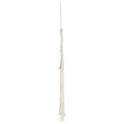 Berkfield Home Macrame Wall Hanger 40x80 cm Cotton in Cream