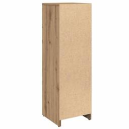 Berkfield Home Bathroom Cabinet Artisan Oak 30x30x95 cm Engineered Wood in Brown - Size: 30 x 30 x 95 cm - thumbnail 7