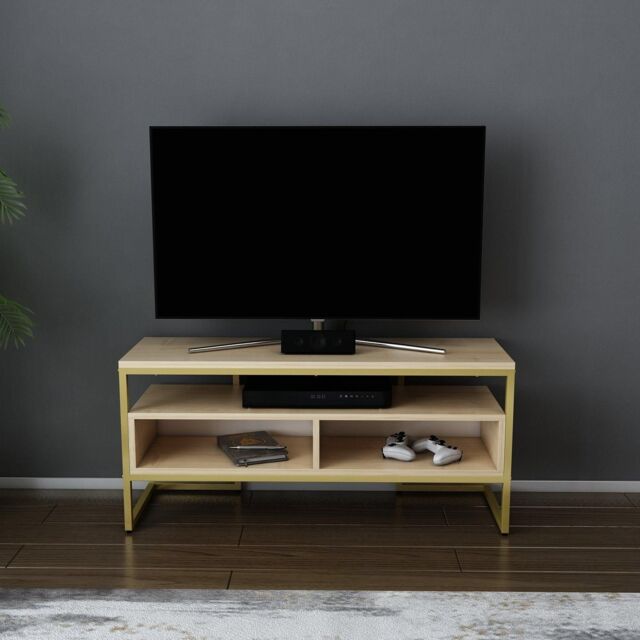 Decorotika Merrion TV Unit for TV's up to 50 inch in Light Oak - image 1