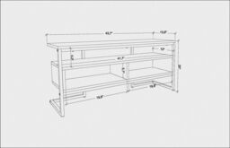 Decorotika Merrion TV Unit for TV's up to 50 inch in Light Oak - thumbnail 6