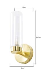 BHS Lighting Riona Wall Light in Gold - thumbnail 5