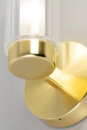 BHS Lighting Riona Wall Light in Gold - thumbnail 3