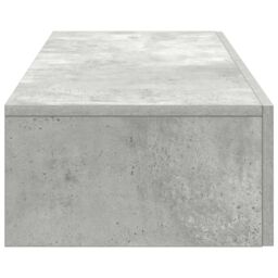 Berkfield Home Wall Shelf with Drawers Concrete Grey 100x36x19 cm Engineered Wood - Size: 100 x 36 x 19 cm - thumbnail 5
