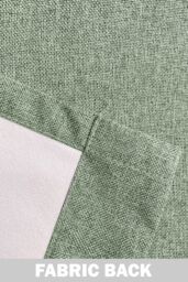 Enhanced Living 'Austin' Green 100% Blackout, Thermal, Linen Look Pair of Eyelet Curtains - Size: 117 cm width x 137 cm drop - thumbnail 5