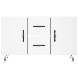Berkfield Home Sideboard White 100x36x60 cm Engineered Wood - Size: 100 x 36 x 60 cm - thumbnail 6