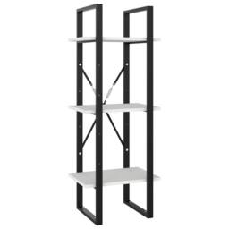 Berkfield Home 5-Tier Book Cabinet White 40x30x175 cm Engineered Wood - Size: 40 x 30 x 175 cm - thumbnail 5