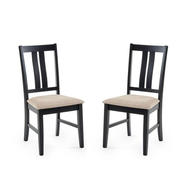Cheshire Fairview Elegant Dining Chairs - Set of 2 in Black - image 1