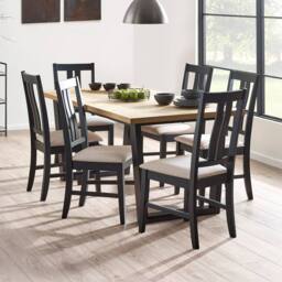 Cheshire Fairview Elegant Dining Chairs - Set of 2 in Black - thumbnail 5