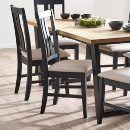 Cheshire Fairview Elegant Dining Chairs - Set of 2 in Black - thumbnail 4