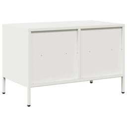 Berkfield Home TV Cabinet White 68x39x43.5 cm Cold-rolled Steel - thumbnail 7