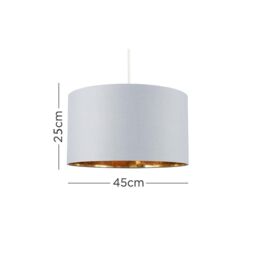 ValueLights Aero Hairpin Tripod Gold Floor Lamp with Grey Gold Shade with LED Bulb - thumbnail 5