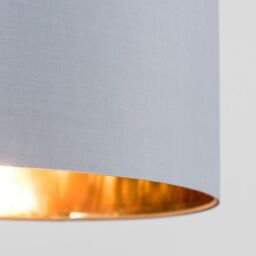 ValueLights Aero Hairpin Tripod Gold Floor Lamp with Grey Gold Shade with LED Bulb - thumbnail 2