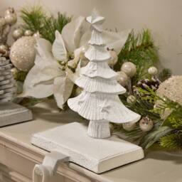 Dibor Cast Iron White Decorative Stocking Hook Christmas Stocking Holder - Size: 1 Pack - thumbnail 3