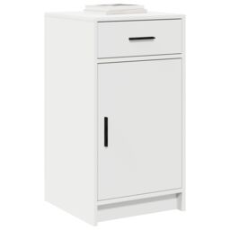Berkfield Home Sideboard White 40x41x75 cm Engineered Wood - Size: 40 x 41 x 75 cm - thumbnail 3