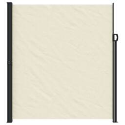 Berkfield Home Retractable Side Awning Cream 220x500 cm - thumbnail 3
