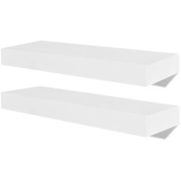 Berkfield Home Wall Shelves 4 pcs White 40 cm - thumbnail 2