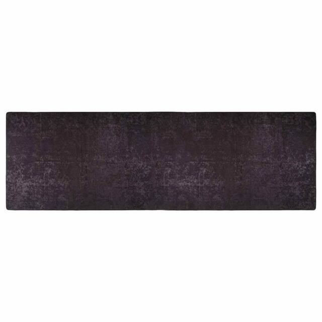 Berkfield Home Rug Washable 80x300 cm Anthracite Anti Slip in Charcoal - Size: 100 cm diameter - image 1