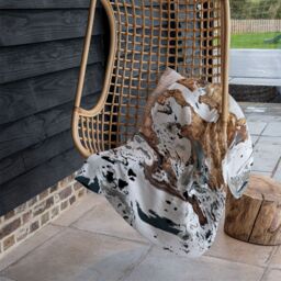 Benjamin Tate Design Bronze Marble Blanket in Natural - Size: 120 cm x 150 cm - thumbnail 4