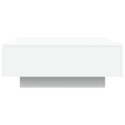 Berkfield Home Modern Coffee Table with LED Lights White 80x80x31 cm - Size: 80 x 80 x 31 cm - thumbnail 7