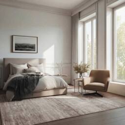 Kukoon Neutral Beige Tonal Abstract Machine Washable Soft Pile Area Rug - Size: 80 cm x 150 cm - thumbnail 3