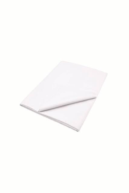 Murmur ' 1000TC' Plain Dye Flat Sheet in White - Size: Double Flat - image 1