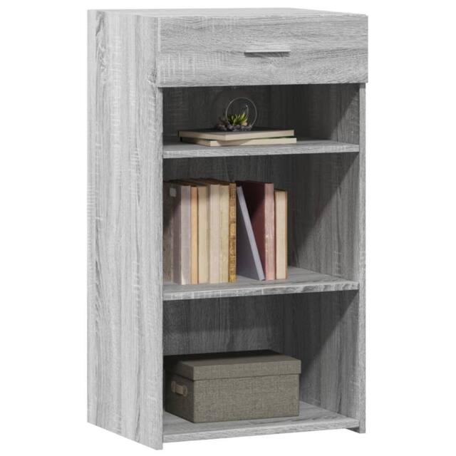 Berkfield Home Sideboard Grey Sonoma 50x42.5x93 cm Engineered Wood - image 1