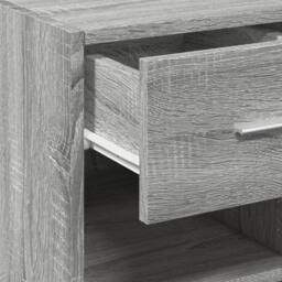 Berkfield Home Sideboard Grey Sonoma 50x42.5x93 cm Engineered Wood - thumbnail 8