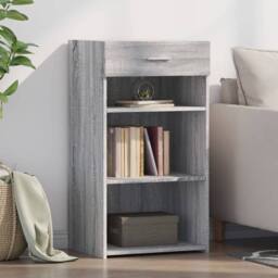 Berkfield Home Sideboard Grey Sonoma 50x42.5x93 cm Engineered Wood - thumbnail 2