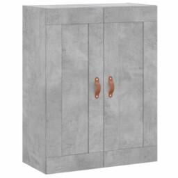Berkfield Home Highboard Concrete Grey 69.5x34x180 cm Engineered Wood - thumbnail 5