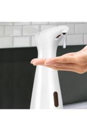 AQUARIUS Automatic 'Hand Sanitiser Dispenser' - Wall Mounted, Motion Sensor, 1200ml in White - thumbnail 6