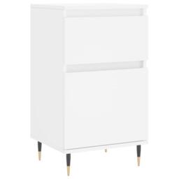 Berkfield Home Sideboards 2 pcs White 40x35x70 cm Engineered Wood - Size: 40 x 35 x 70 cm - thumbnail 5