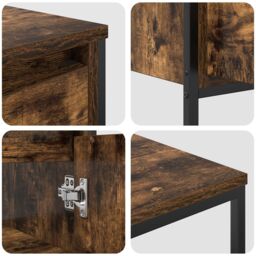 Berkfield Home 3-Piece Bathroom Furniture Set in Smoked Oak - Engineered Wood in Brown - thumbnail 8