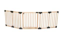 Safetots WOODen Multi Use Safety Barrier, Natural Wood, 76cm High - Size: 96 to 416 cm - thumbnail 5