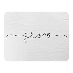 Benjamin Tate Design Text Glow Designer Blanket in Natural - Size: 120 cm x 150 cm - thumbnail 1