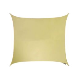 Primrose 3.6m Square Waterproof Sand Garden Patio Sun Shade Sail Canopy 98% UV Block with Free Fixing Kit in Light Sand - thumbnail 2
