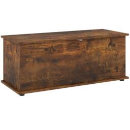 Kelvenix Storage Box with Flip-Top Lid Rustic Brown
