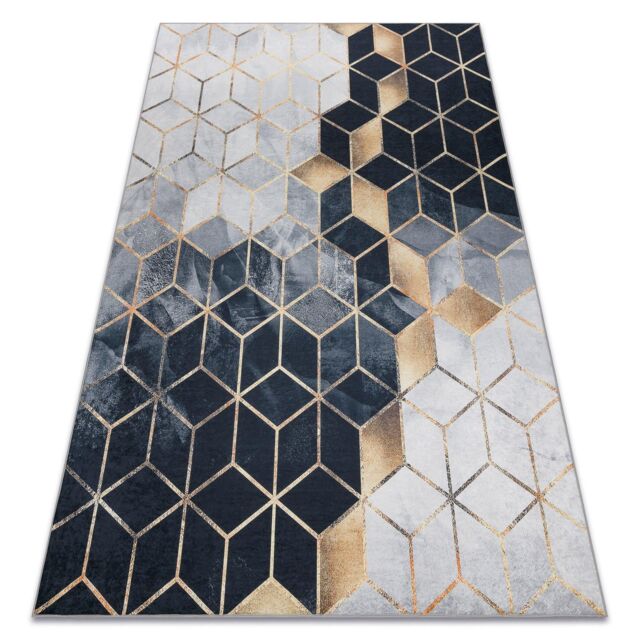 RugsX Andre Rug in Black - Size: 80 cm x 150 cm - image 1