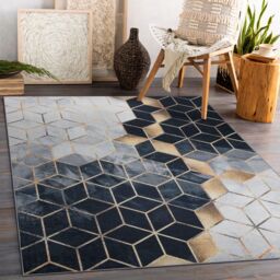 RugsX Andre Rug in Black - Size: 80 cm x 150 cm - thumbnail 4